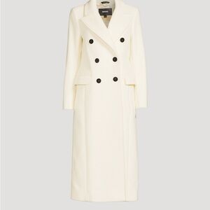 ◼️Mackage Holt Renfrew Yvonne Wool And Cashmere Double-Breasted Long Coat Small